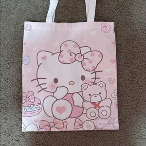 Hello Kitty pink tote bag